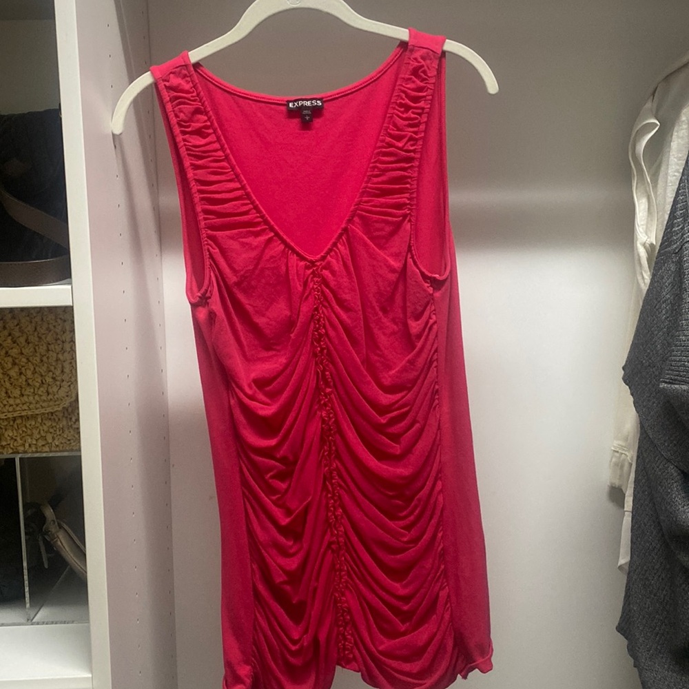 Express hot pink sleeveless top